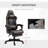Racing Gaming Chair Diamond PU Leather Office Gamer Chair High Back Swivel Recliner With Footrest, Lumbar Support, Adjustable Height-704944146