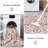 Washable Area Rug, Vintage Floral Medallion Low Pile Non Slip Foldable Indoor Carpet, Pearl Velvet, Camel Tone, 3'x5'-1325990787-1325990799