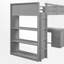 Lit mezzanine avec bureau intégré et rangement-1919650965-1919650964