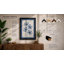 Blue Flowers Botanical - Framed Print-841091396-841091393