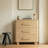Lumo 3-Drawer Dresser with Wood Rounded Legs