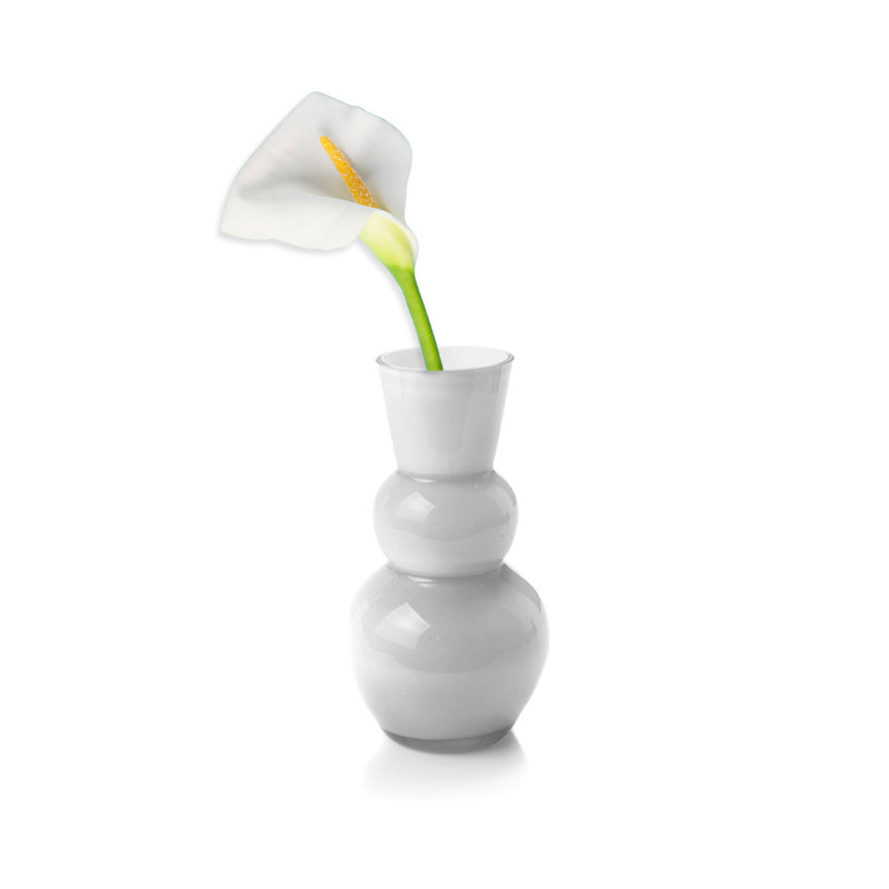 Alaina Glass Table Vase, Amber