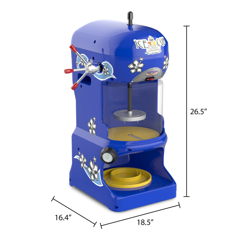 Great Northern Blue Stainless Steel Snow Cone Maker