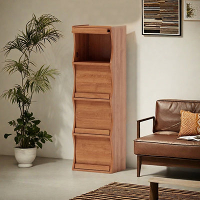 Bibliothèque de rangement simple de style américain