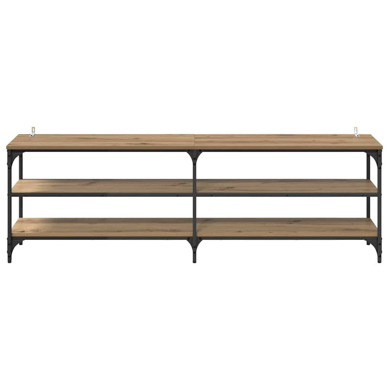 Unfinished TV Stand, 50cm H x 160cm L x 30cm W, Artisan Oak