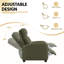 Sanza Corduroy Upholstered  Recliner-1102861172