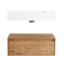 Wall-Mounted Bathroom  Vanity With Resin Sink