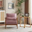 Fauteuil d'appoint Mid-Century avec accoudoirs lombaires Bruce-110957966