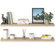 Miami 48" W x 8" D Floating Shelves Set with Invisible Wall Mount Brackets