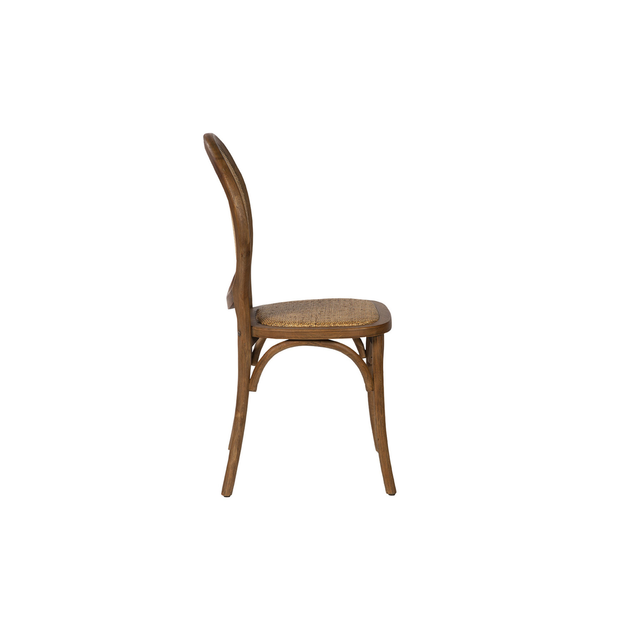 Caldina Side Chair in Brown
