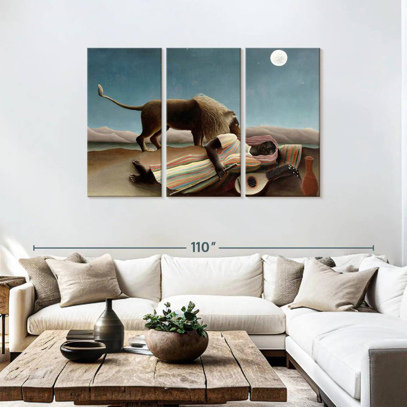 Brampt The Sleeping Gypsy, 48" H x 74" W