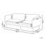 Tamirra 3 Seater Boucle Sofa-1983856059