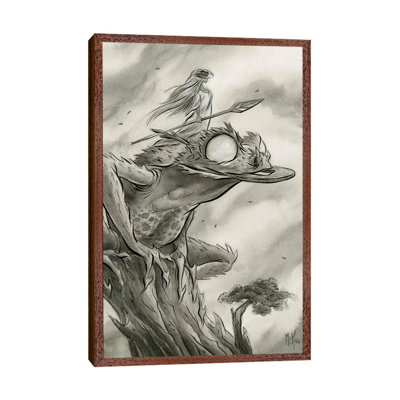 Spirit Animals Toad 1 Piece Wall Art on Canvas
