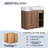 Wall-Mounted Bathroom Vanity with Ceramic Sink