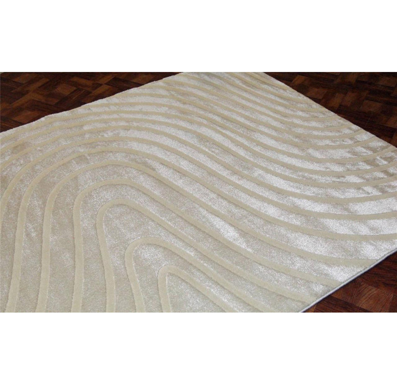 Tapis ivoire intérieur / extérieur Castillo, Rectangle 10 pi x 13 pi