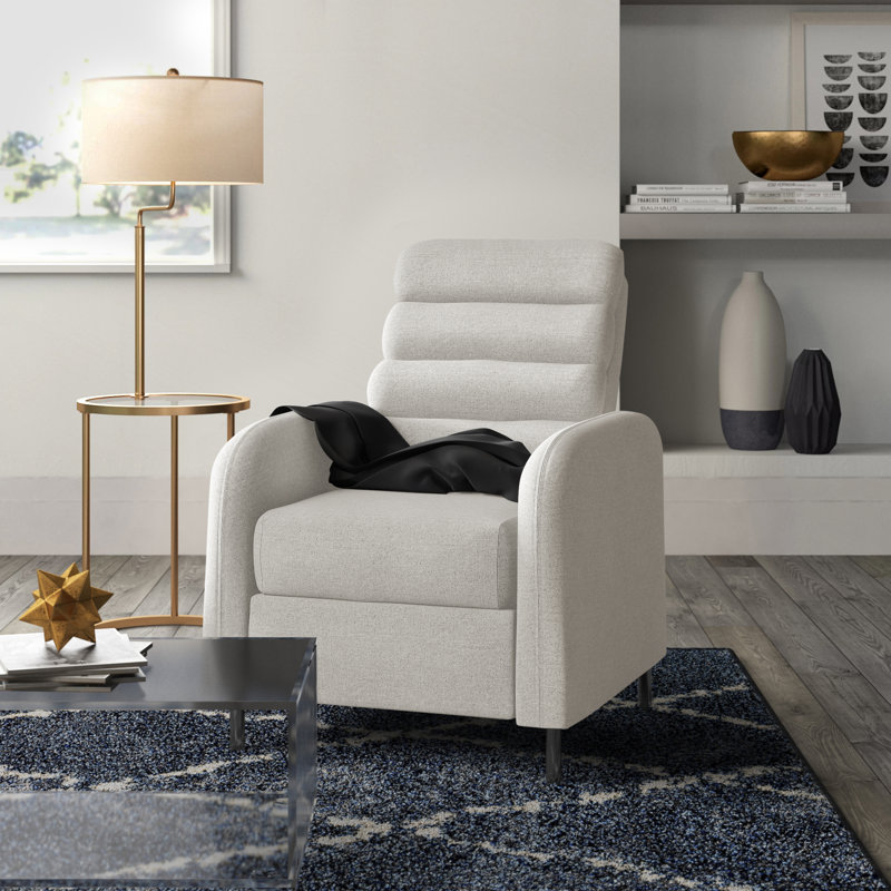 Fauteuil inclinable manuel 29,5 po Novello, Mélange coton lin polyester