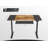 55" W x 24" D Desk
