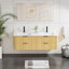 Meuble-lavabo mural avec lavabo et tiroirs-999702708