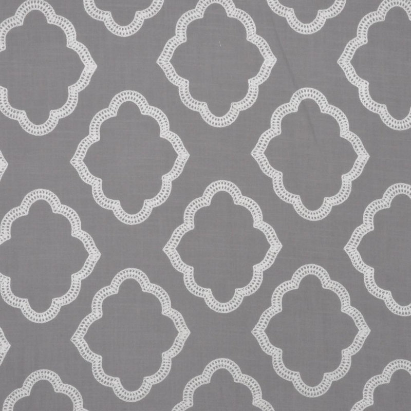 Suite Fabric, Gray/White