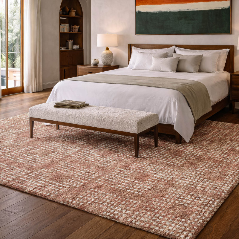 Premium Machine Washable Dream Shag  Squares Rug, Canyon, 5' x 7'6"