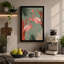 Flamingo Garden Tropical - Wrapped Canvas-1192495286-1192495277