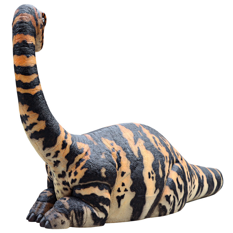 Rhoetosaurus Dinosaur Sculptural Resin Garden Bench