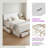 Queen Platform Bed with 6 Storage Drawers and Tall Headboard-837493678