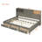 Wooden Daybed with 3 Storage Drawers-596476414-596476413