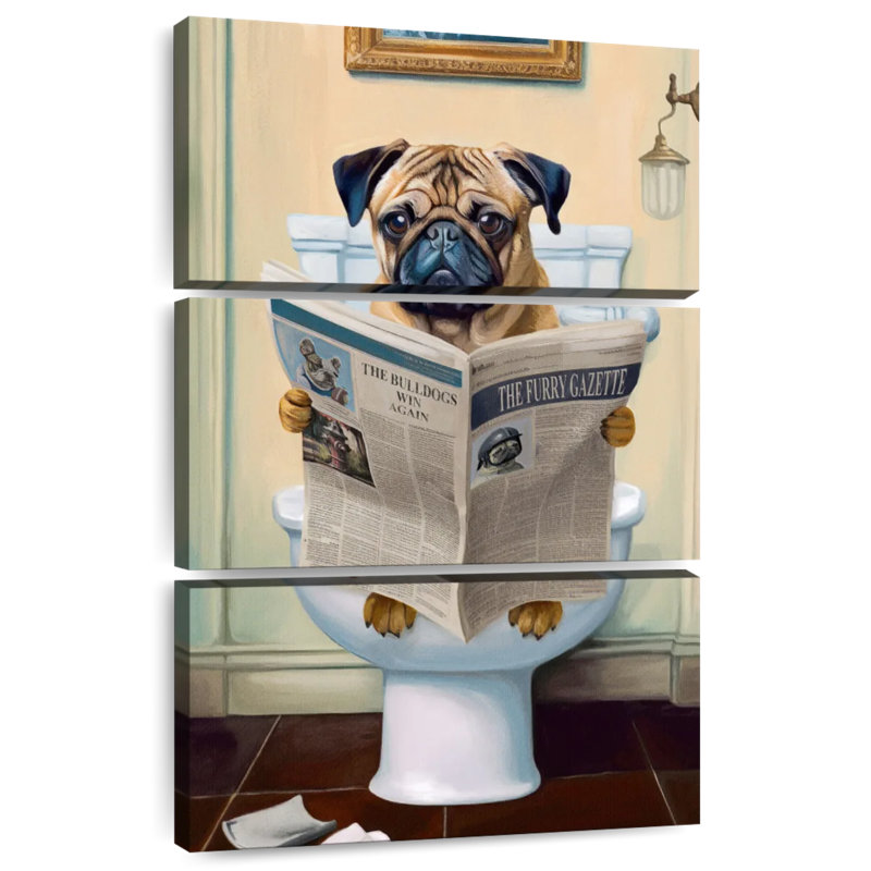 Carlin Ketti sur une toilette, H 32 po x l 20 po