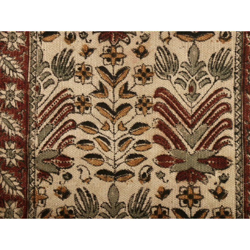 Tapis en jute de coton Jodhpuri