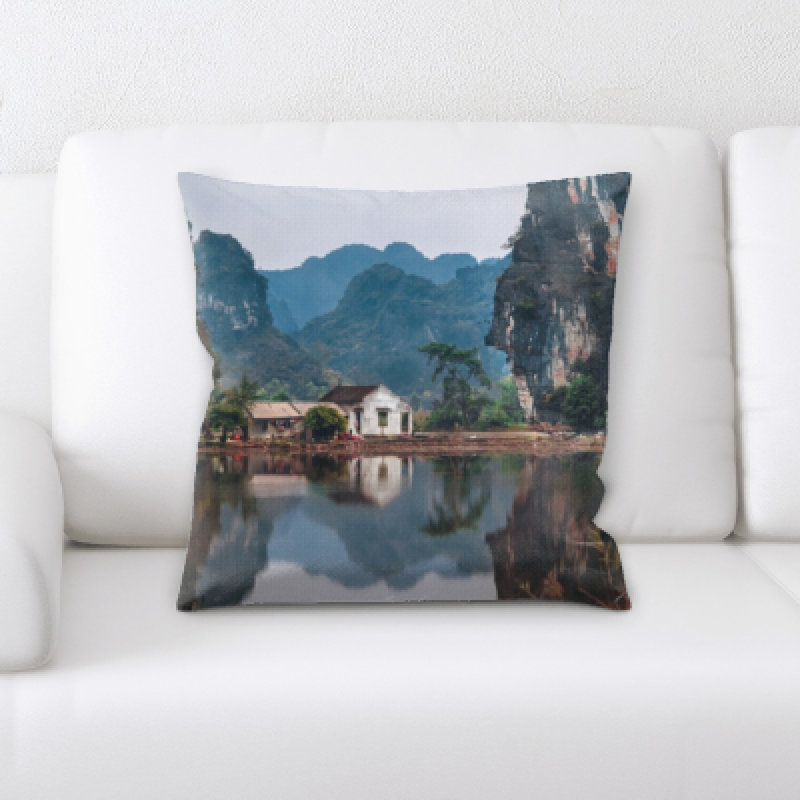Microsuede Throw Pillow