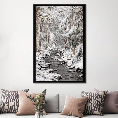 " Stream In Winter, Nova Scotia, Canada - Vertical " by Scott Leslie
