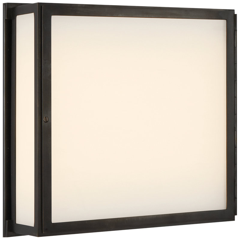 Thomas O'Brien Mercer Square Box Light, Bronze