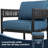 Maine Defino 6 Piece Steel Wicker Seating Group With Cushions-111698022