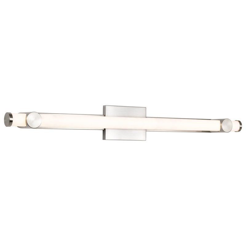 Elli - 36 Inch LED Vanity Acrylic Lens, Brushed Nickel