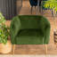 Hayler Velvet Barrel Chair