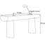 Console Mid-Century moderne en bois massif-1099061692