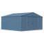 Remise en métal classique, 14 x 12, bleu gris-85519998