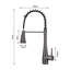 Belfry Kitchen Carmorn Pull Out Kitchen Faucet-1047288234