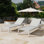 Chaises longues inclinables de 77,56 po Caggiano