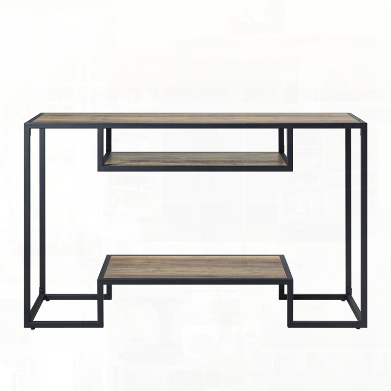 Sofa Table with Two Storage Compartments for Versatile Storage Needs