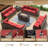 Melisandra Wicker 12 - Person Seating Group with Cushions and Fire Pit, Patio Sectional Conversation Set-349813811-397728654