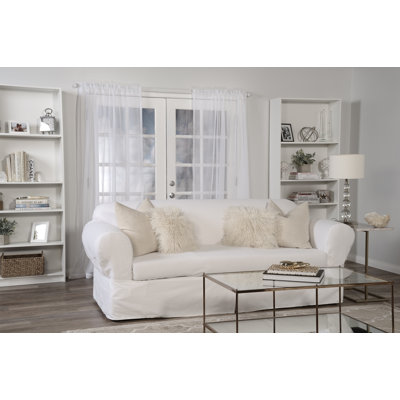Cotton Slip Cover Sofa Slipcover