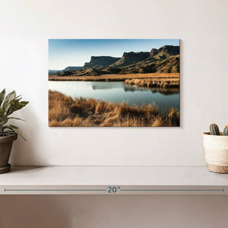 Alvord Lake Havasu Fishing, 8" H x 12" W