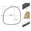 Miroir mural asymétrique pour salle de bain-100845807