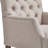 Kondo 19.75'' H Tufted Linen Upholstered Armchair-2060587504