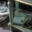 Console verte et or massif + forme libre en bois manufacturé