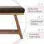 Banc de rangement en similicuir Hahnville-354923450