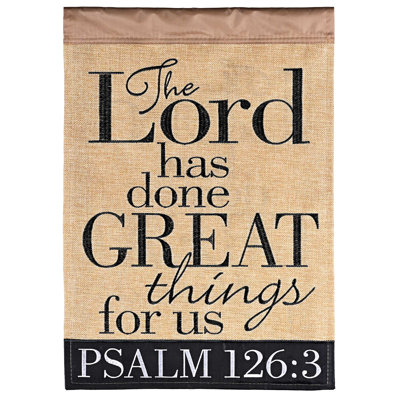 Jaclin Double Sided 18'' H x 13'' W Polyester Garden Flag