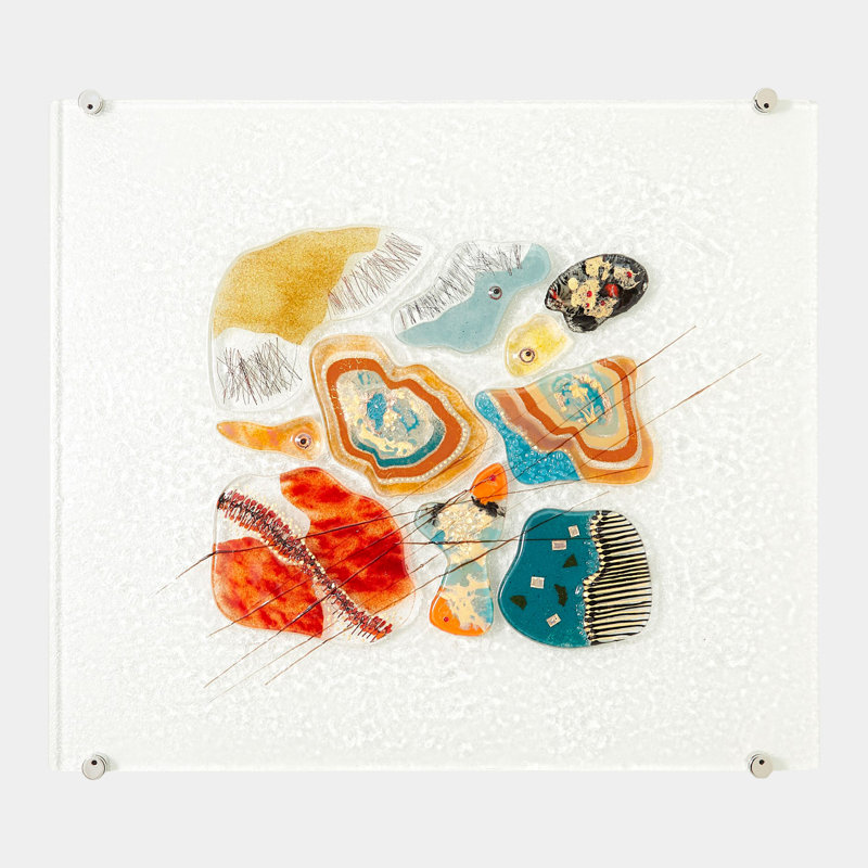 Fused Glass Wall Panel-Cool, Cool
